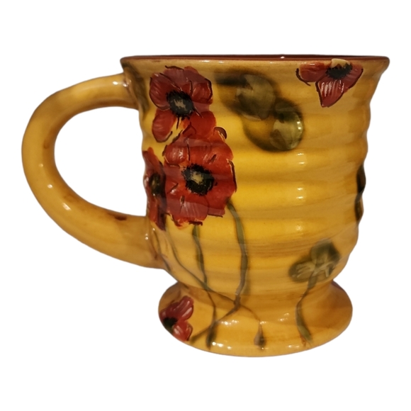 AMBIANCE COLLECTION Fleur Rouge by Nanette Vacher Coffee Mug Cup - Picture 2 of 5